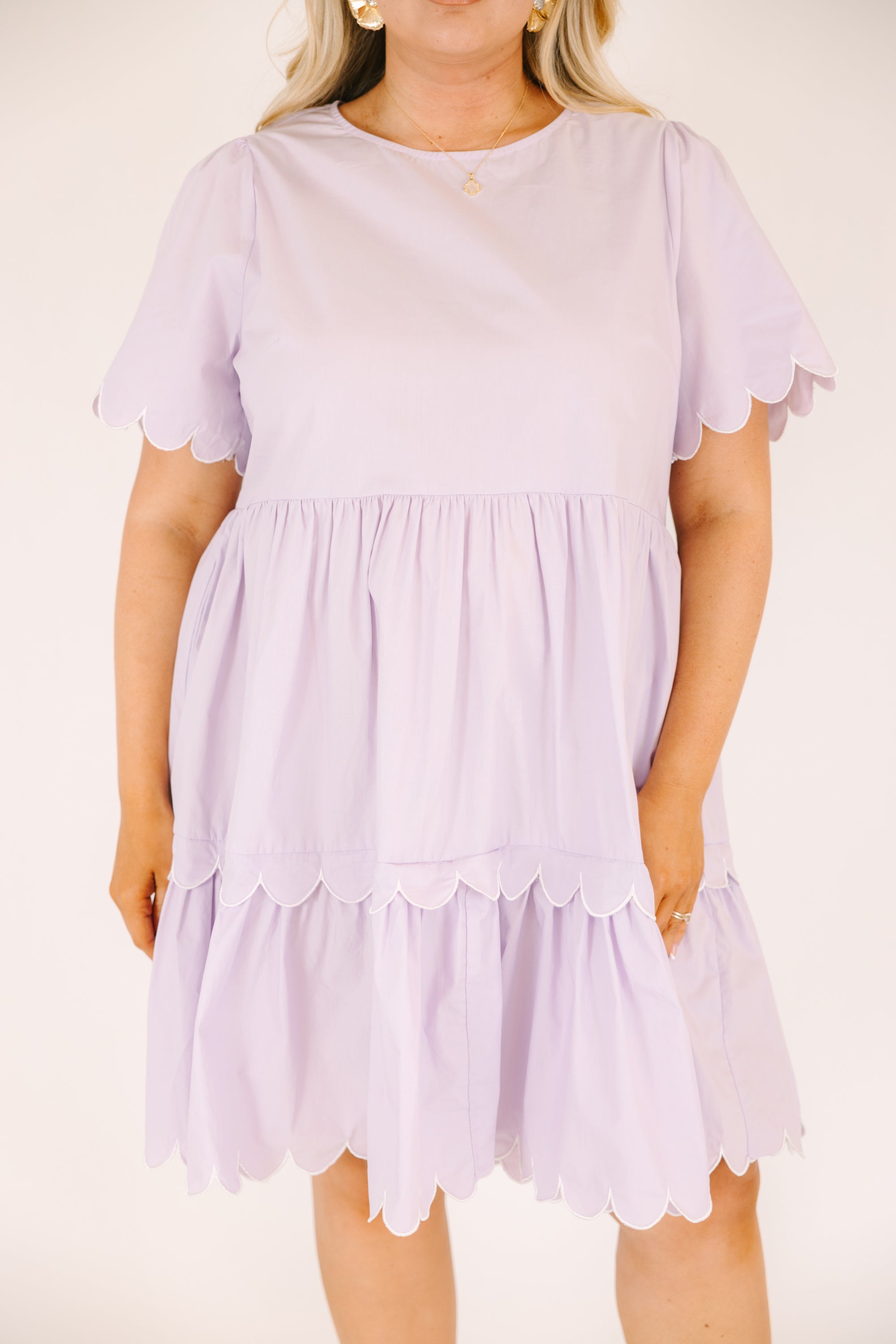 Hummingbird's Haven Dress, Lilac