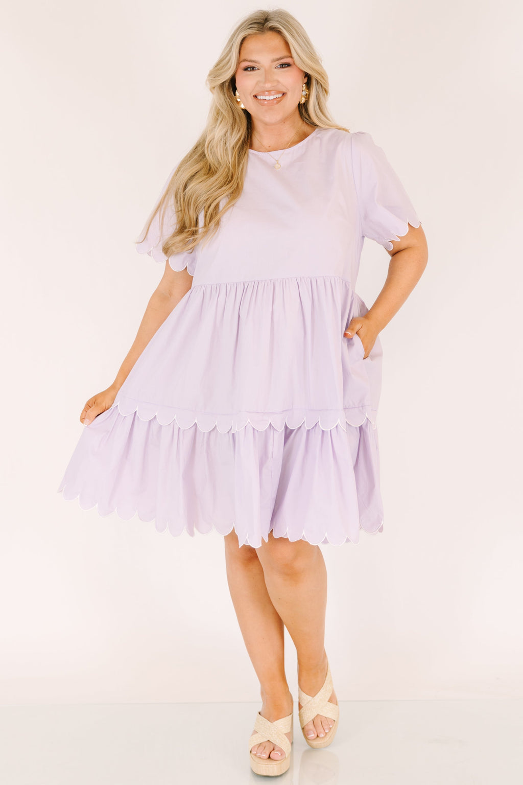Hummingbird's Haven Dress, Lilac