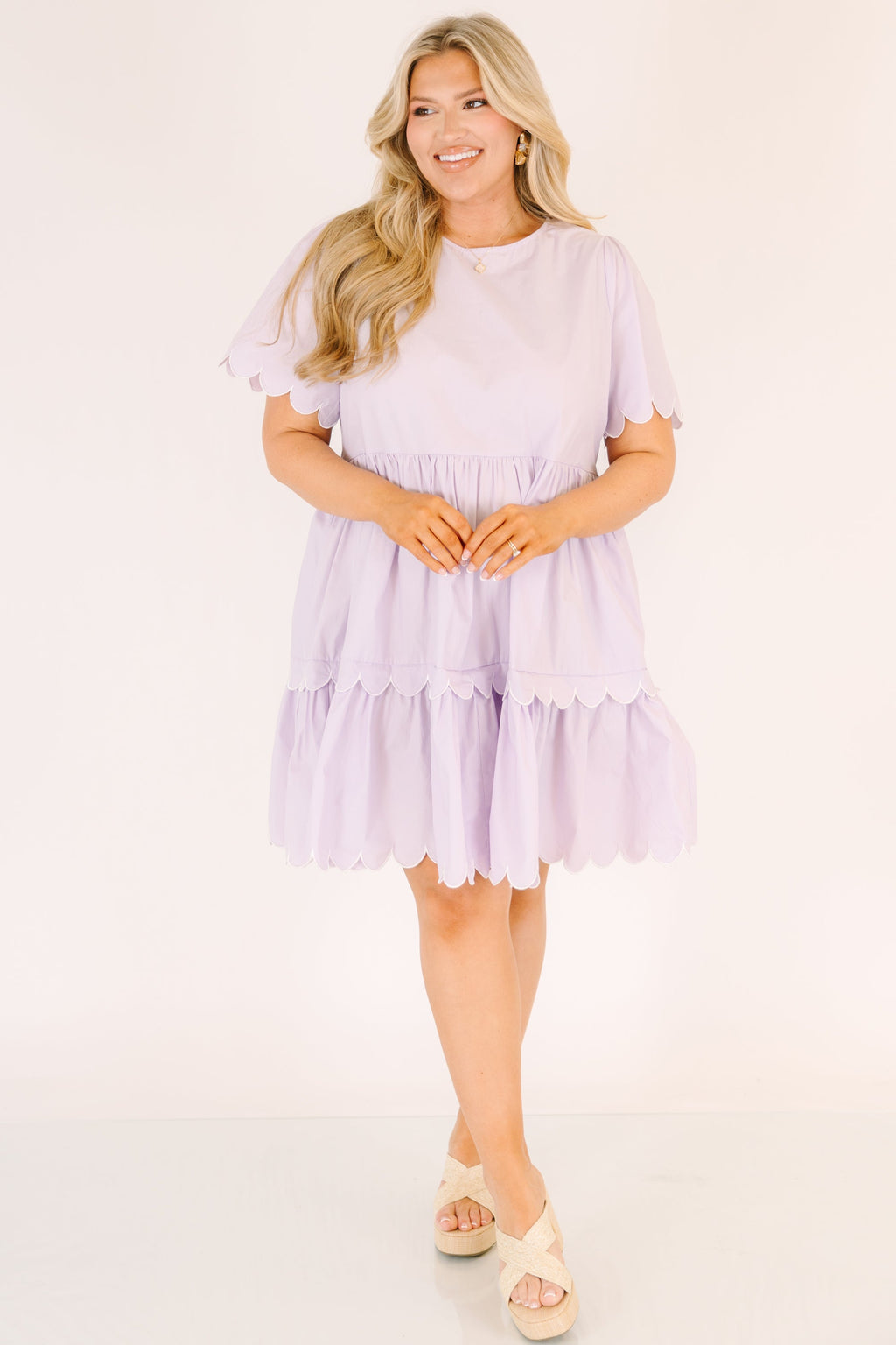 Hummingbird's Haven Dress, Lilac