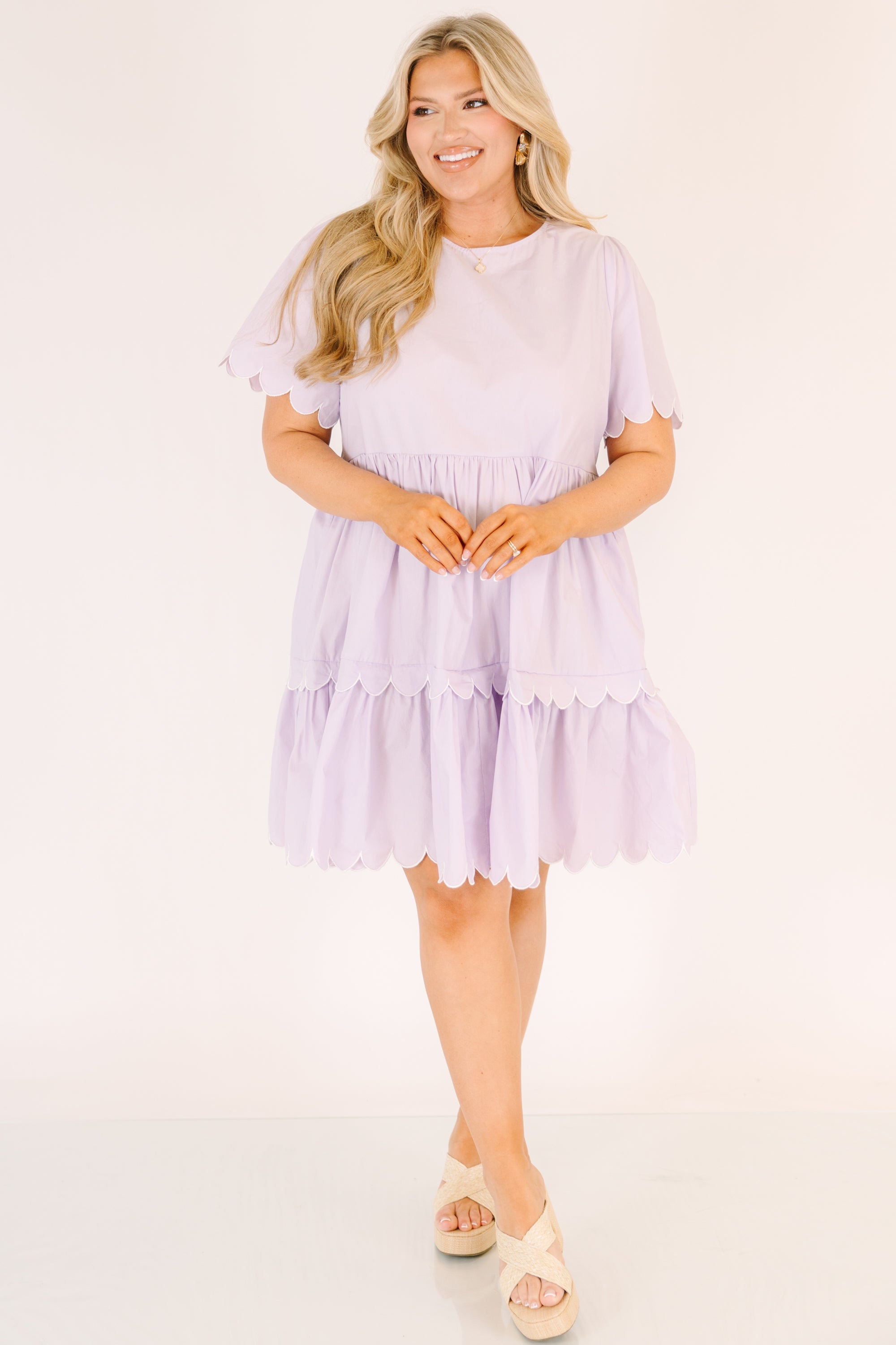 Hummingbird's Haven Dress, Lilac