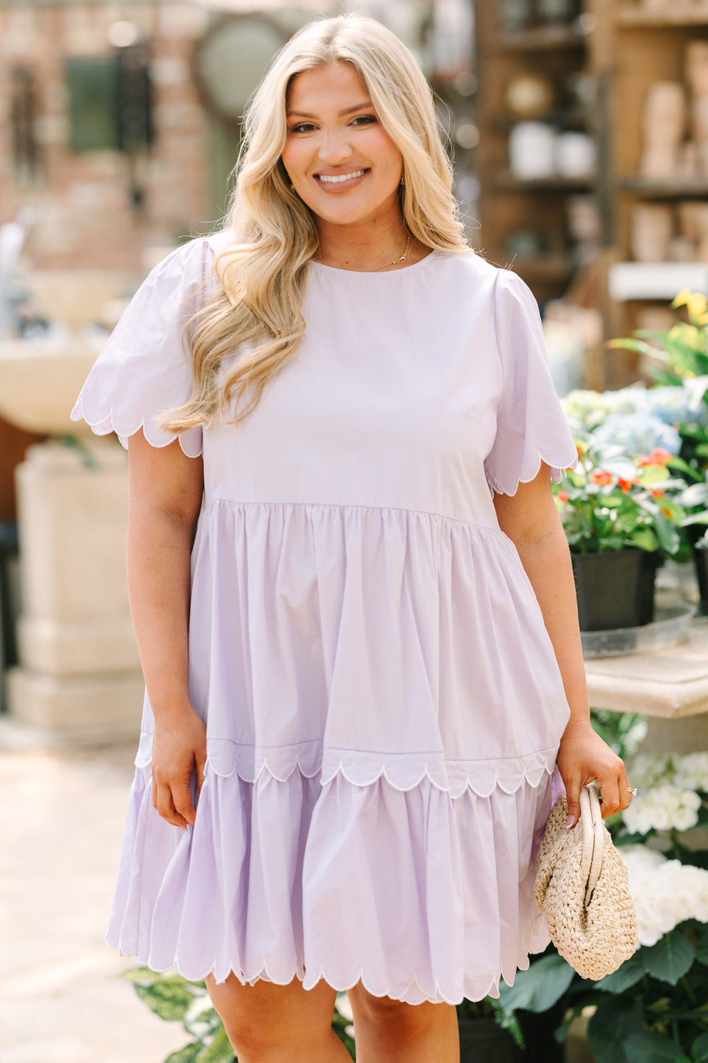 Hummingbird's Haven Dress, Lilac