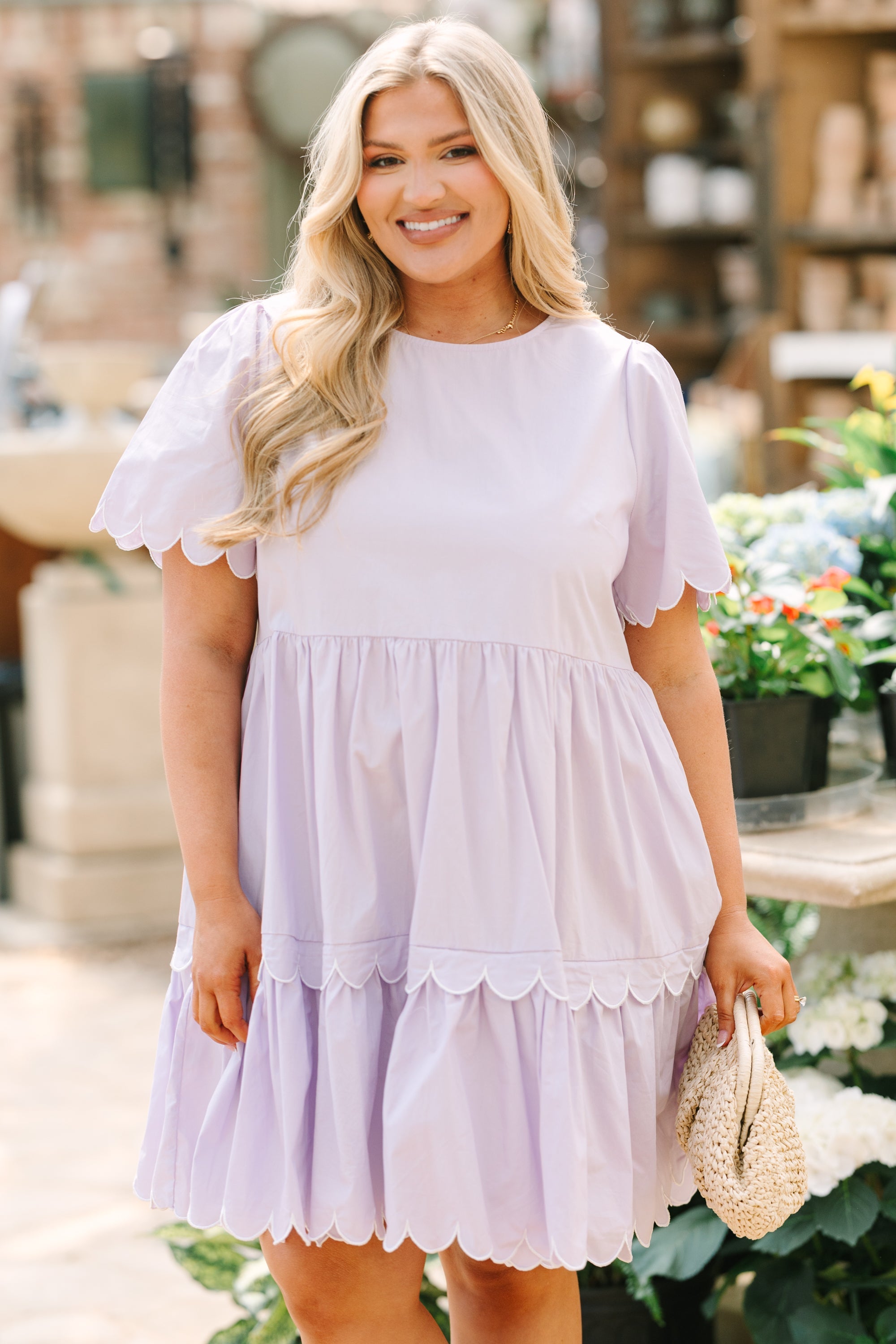 Hummingbird's Haven Dress, Lilac
