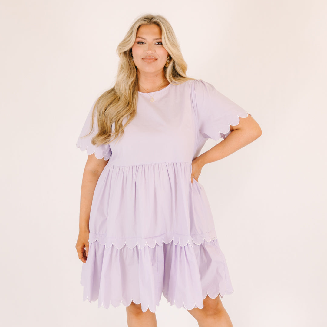 Hummingbird's Haven Dress, Lilac