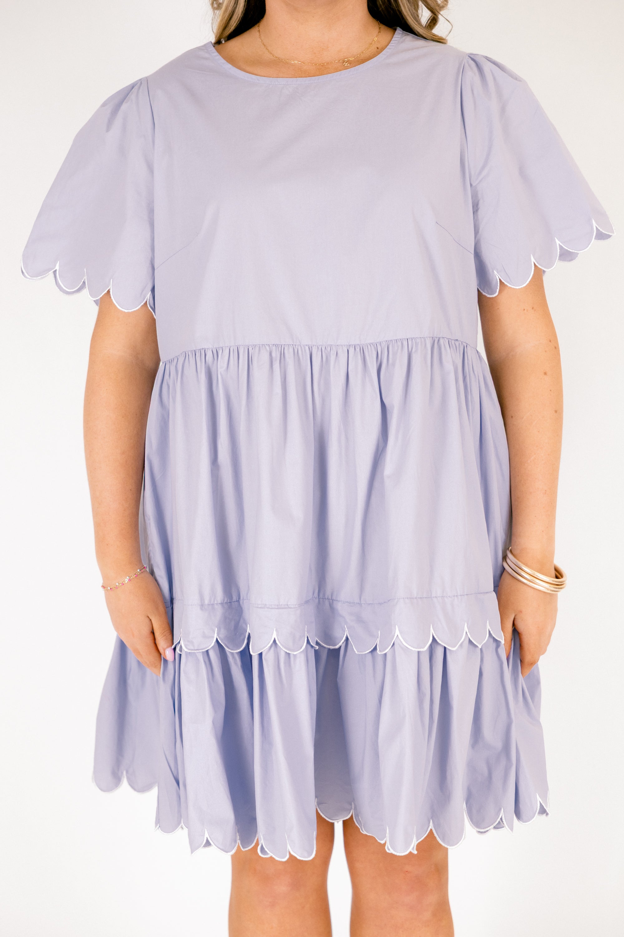 Hummingbird's Haven Dress, Baby Blue