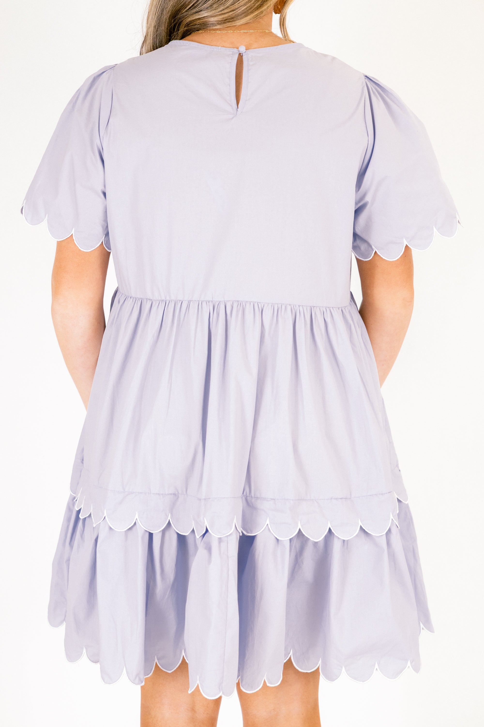 Hummingbird's Haven Dress, Baby Blue