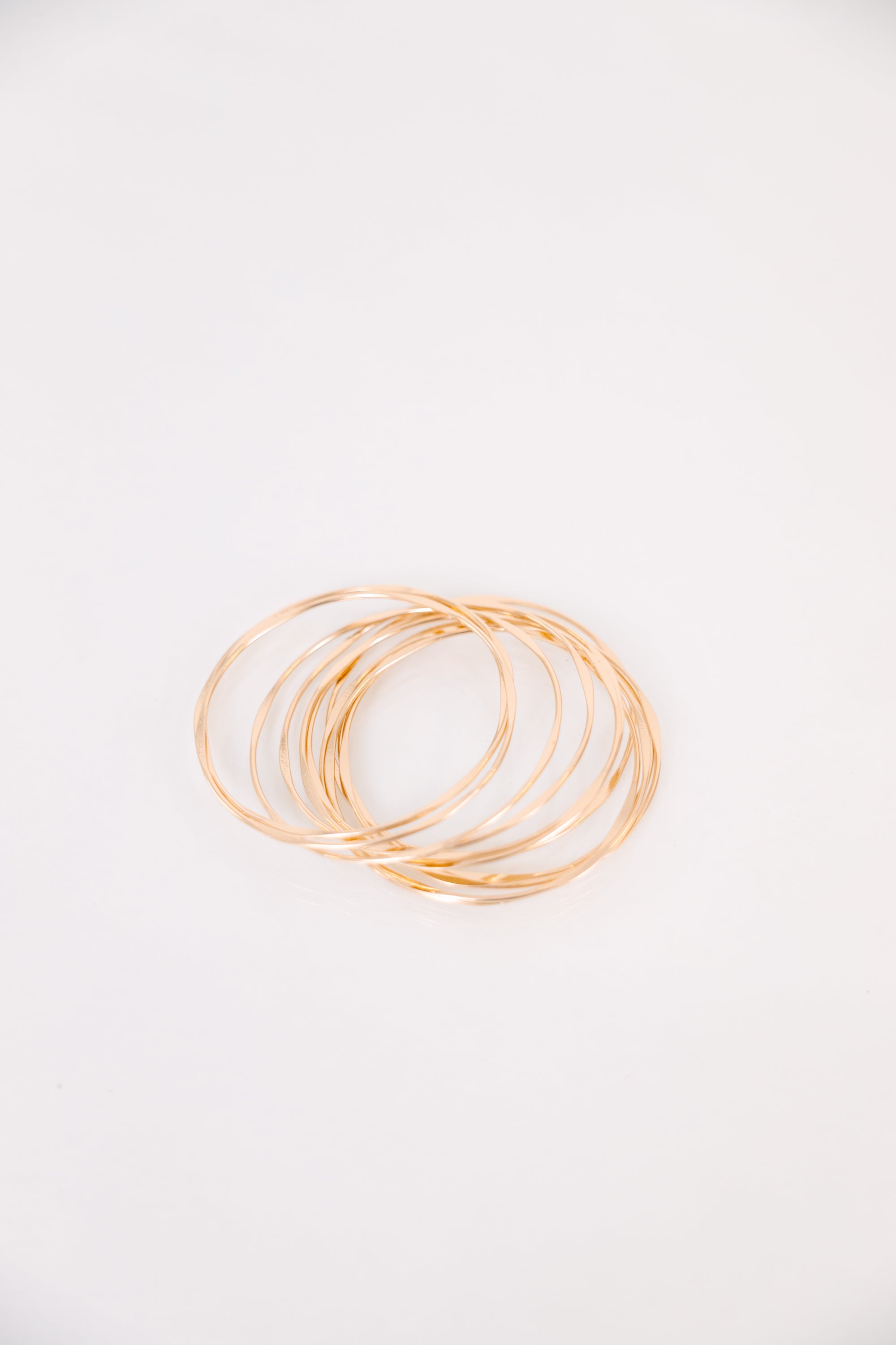 If You Don't Mind Bracelet Set, Gold