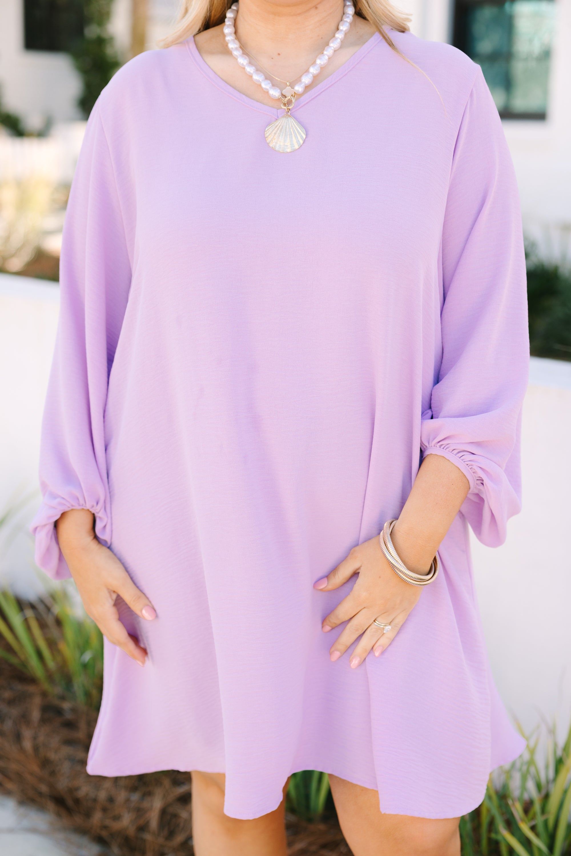 In Her Spare Time Dress, Lavender
