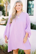 In Her Spare Time Dress, Lavender