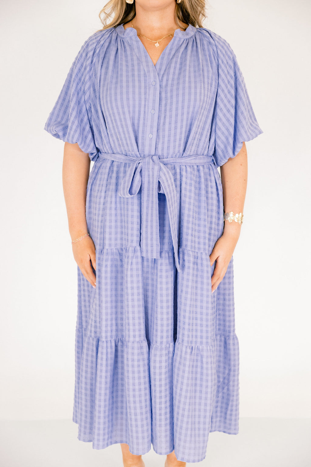 In Perfect Order Dress, Blue