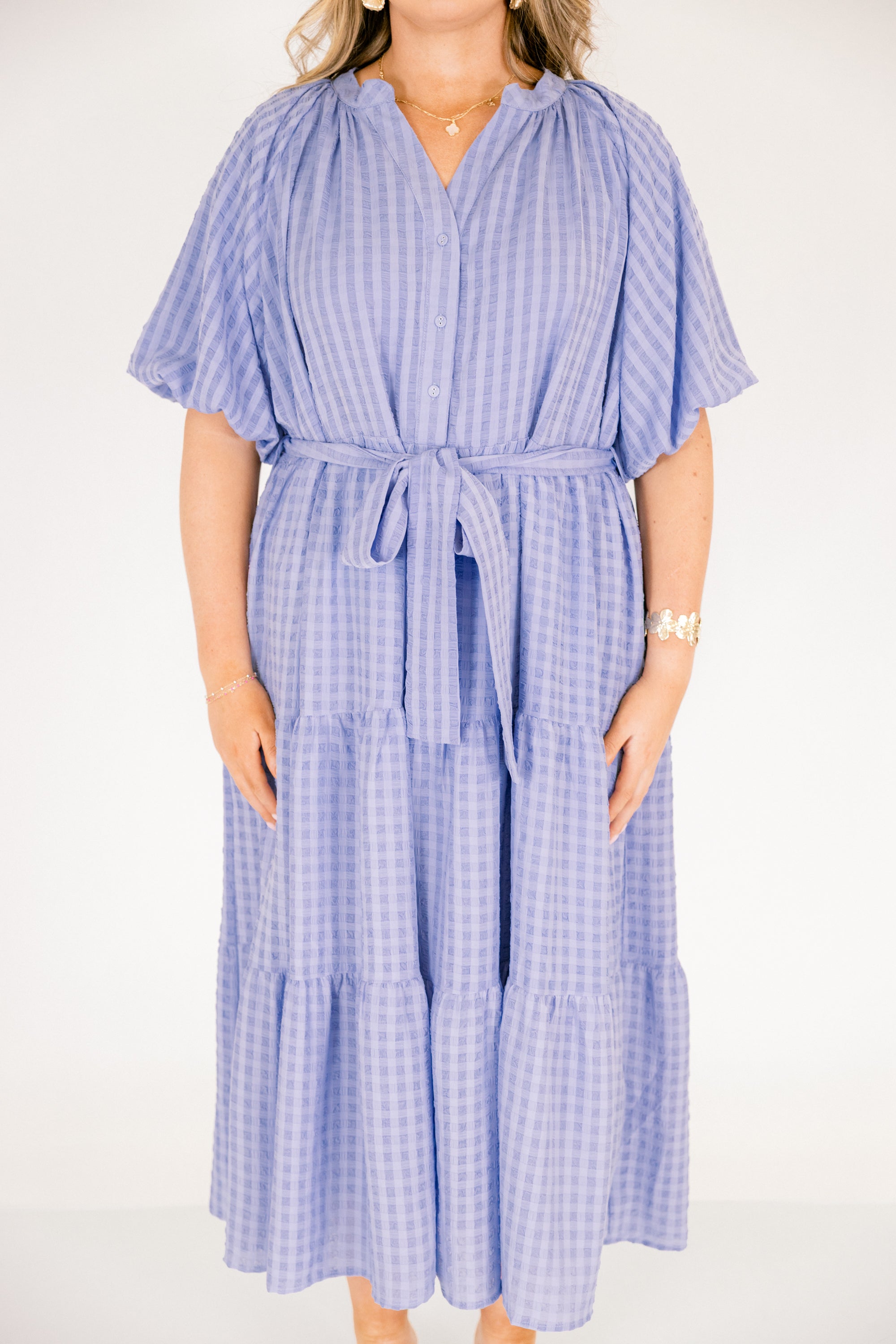 In Perfect Order Dress, Blue