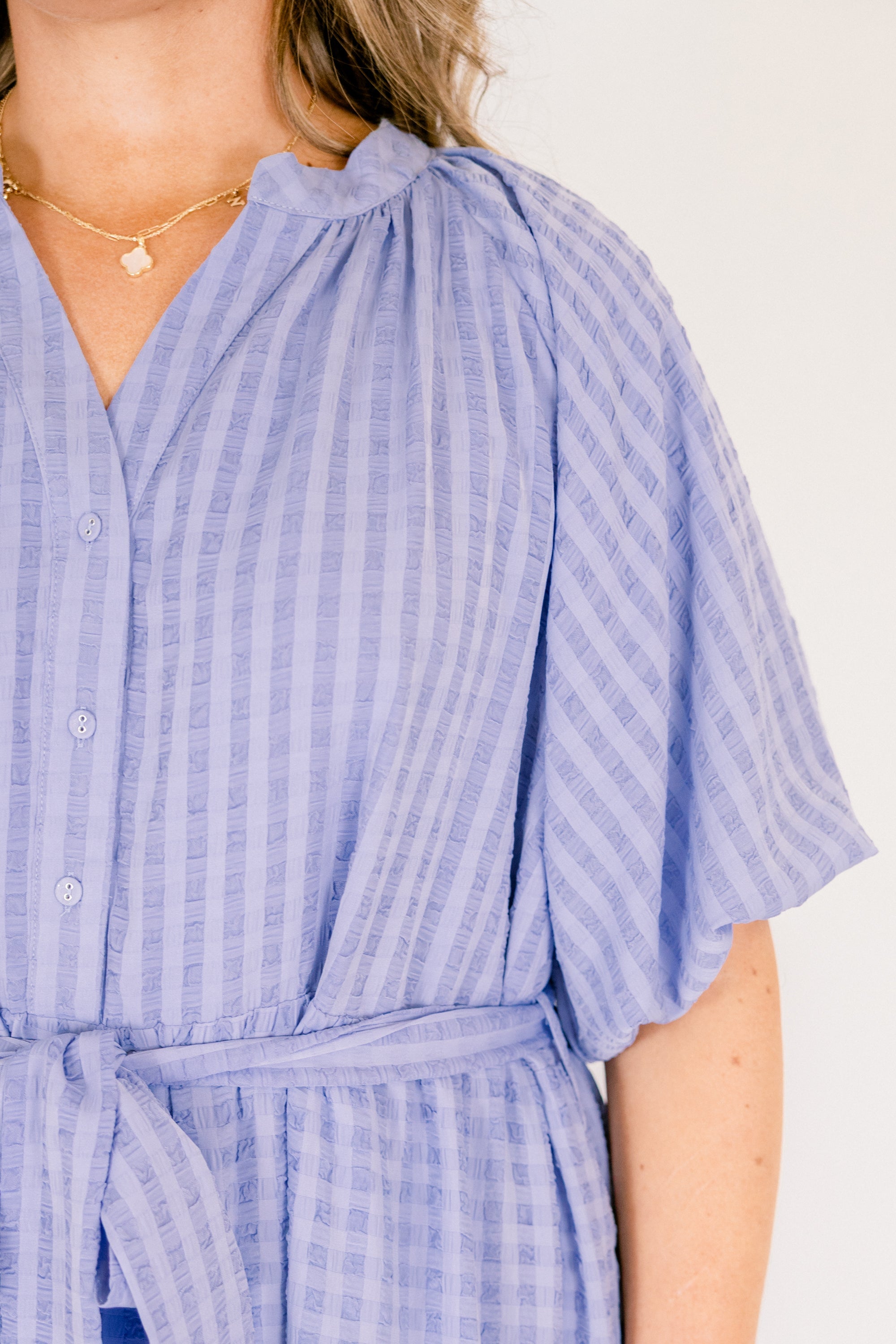 In Perfect Order Dress, Blue