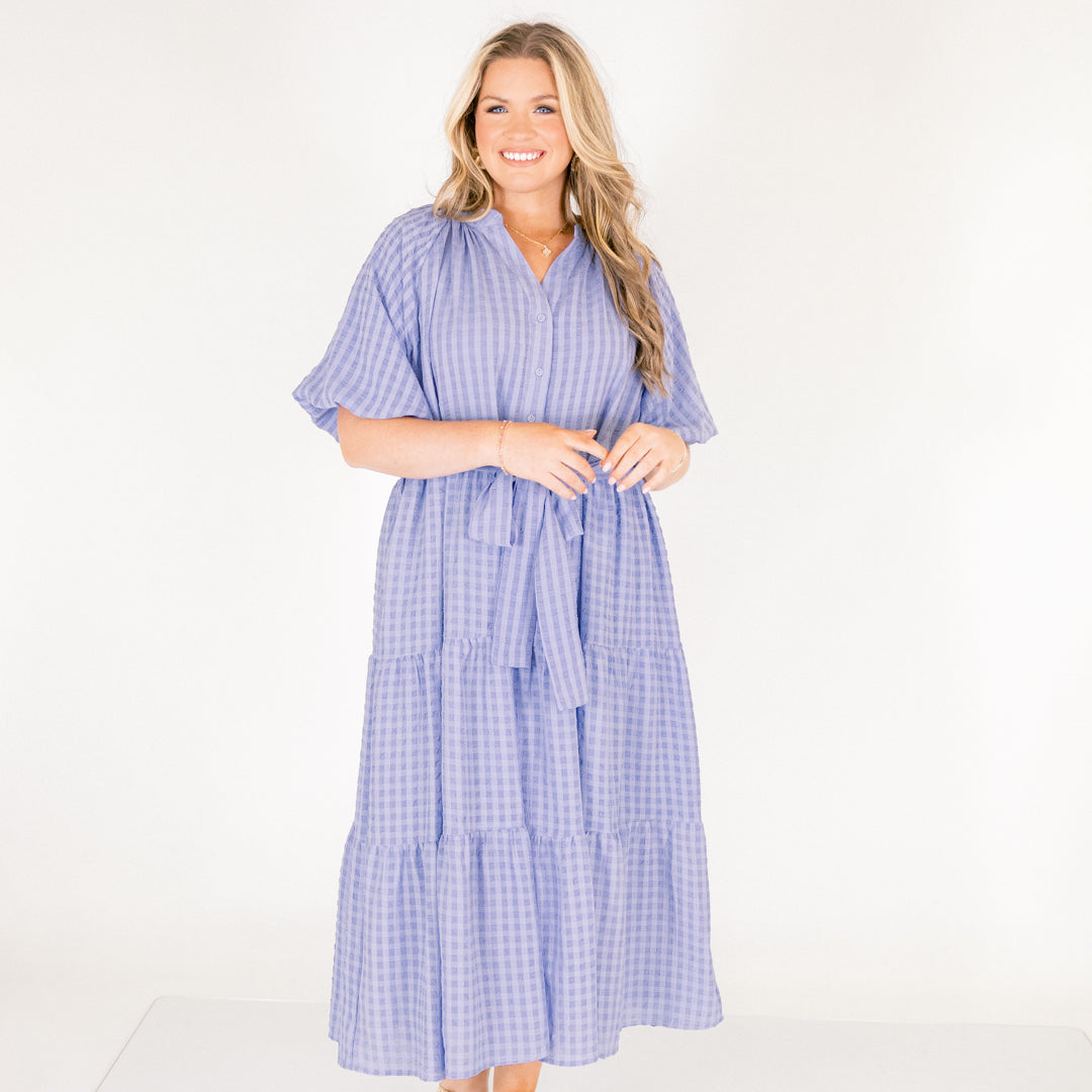 In Perfect Order Dress, Blue