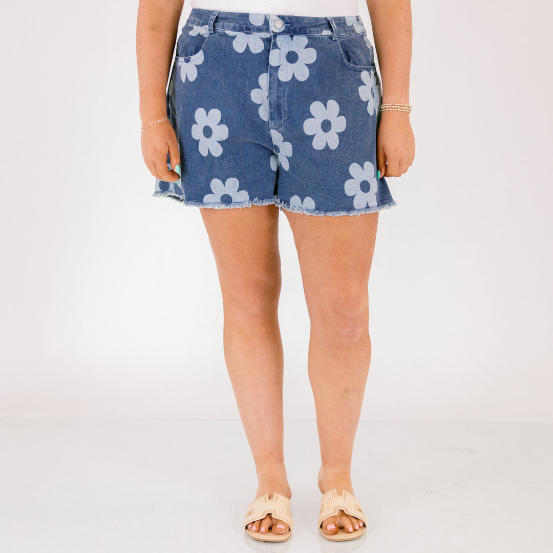 In The Flower Shop Shorts, Classic Floral