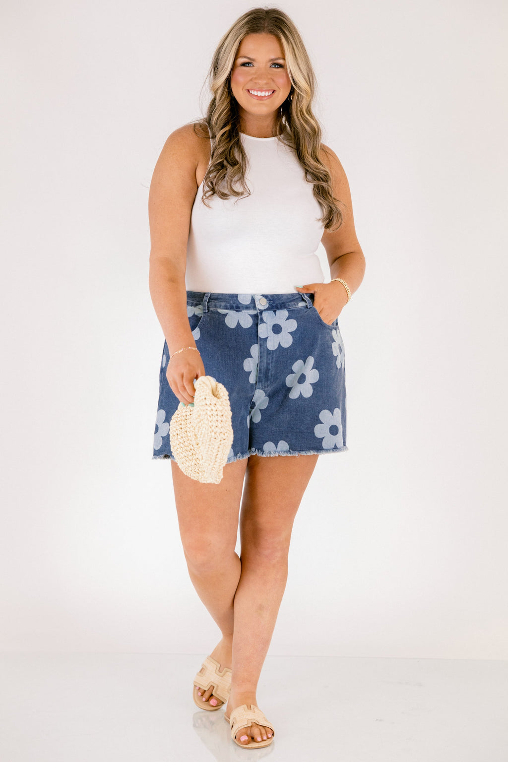 In The Flower Shop Shorts, Classic Floral