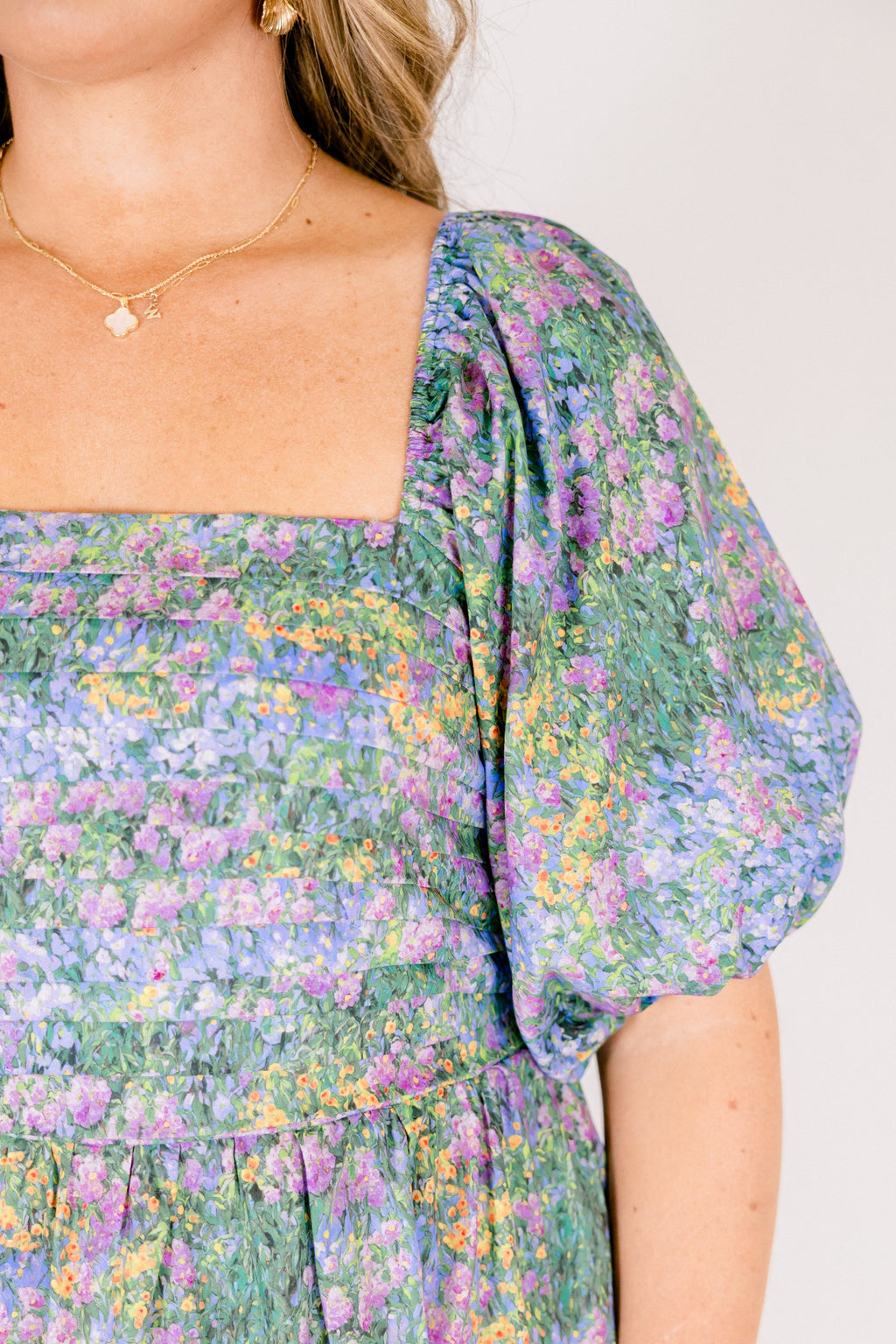 In The Quiet Shade Midi Dress, Floral Mix