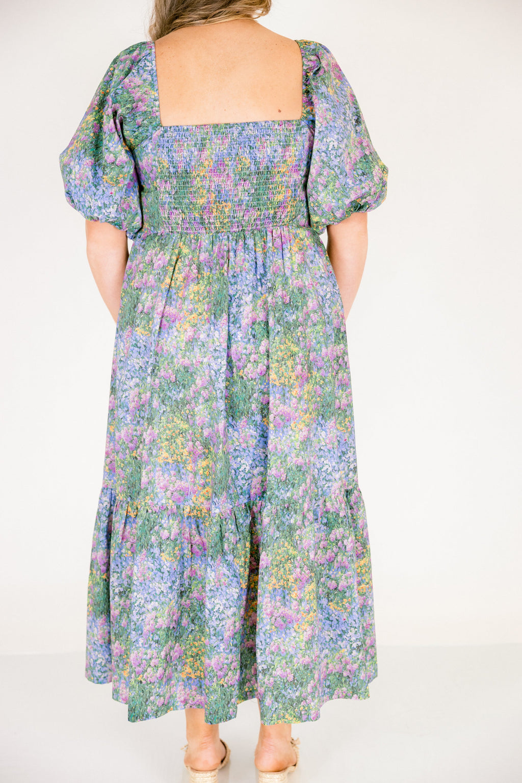 In The Quiet Shade Midi Dress, Floral Mix