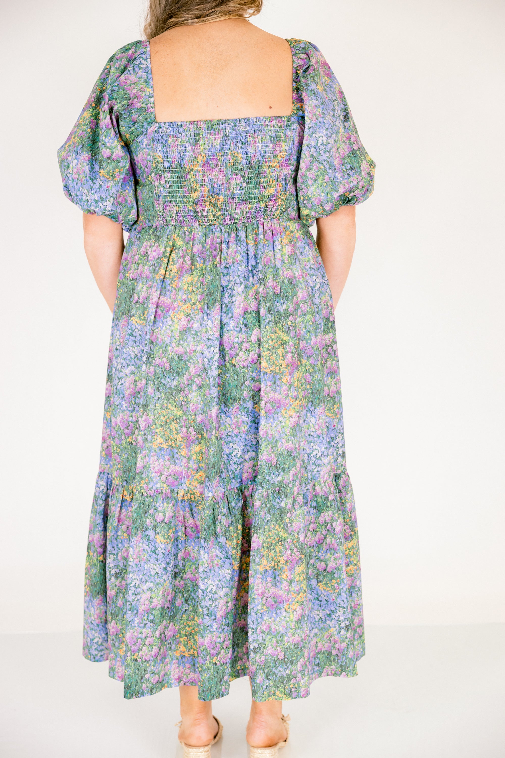 In The Quiet Shade Midi Dress, Floral Mix