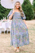 In The Quiet Shade Midi Dress, Floral Mix