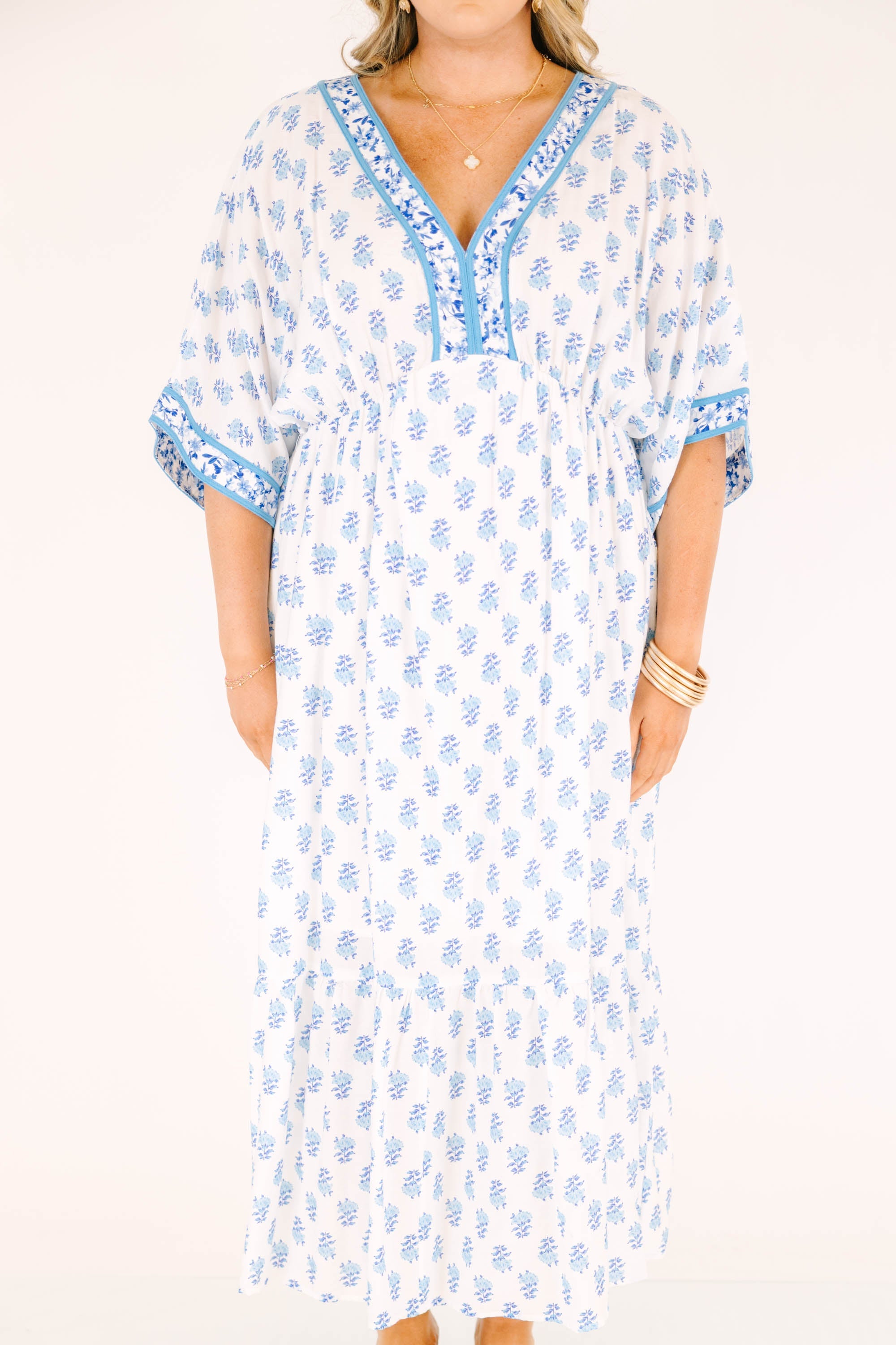 In The Salty Air Dress, Cerulean Blue