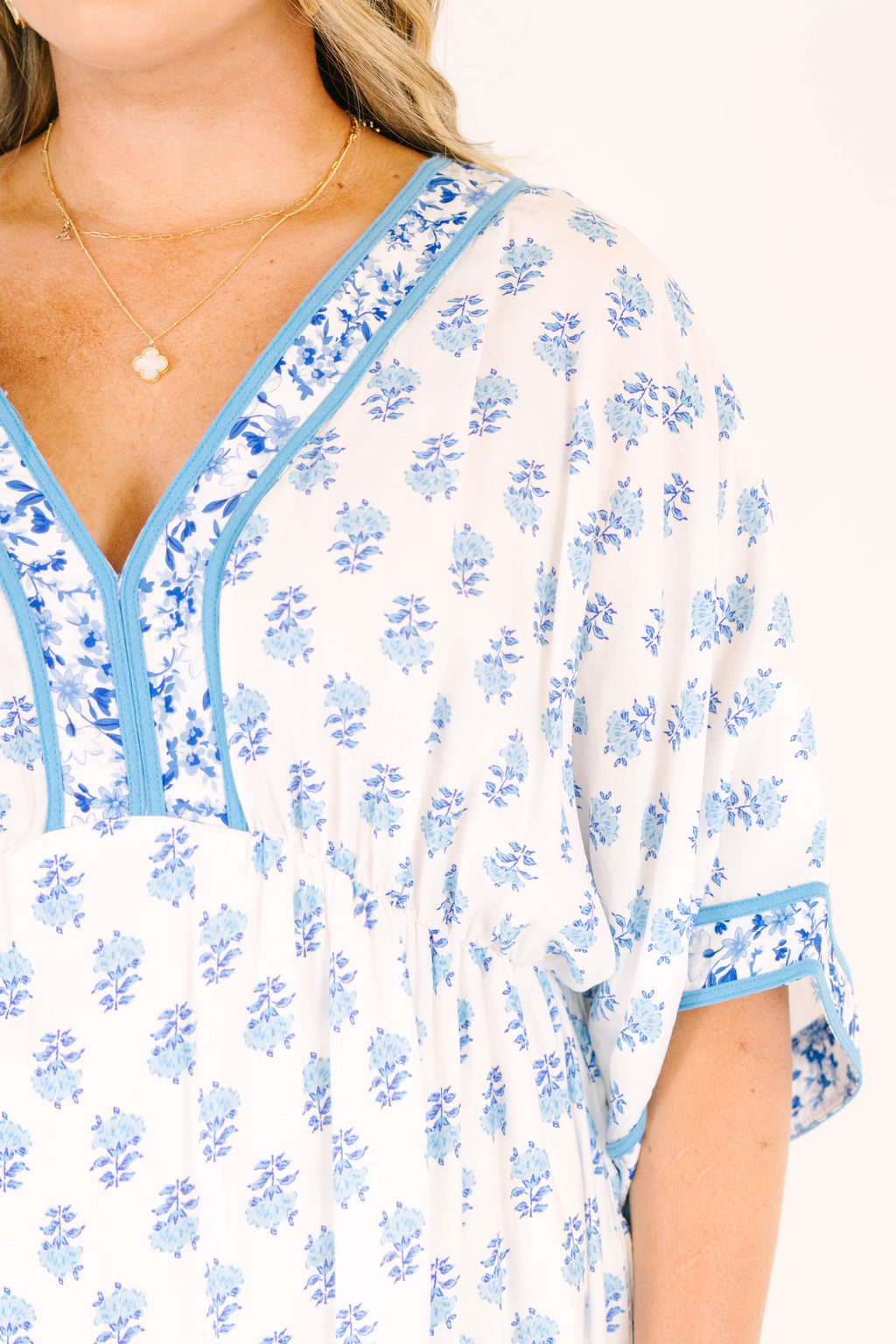 In The Salty Air Dress, Cerulean Blue