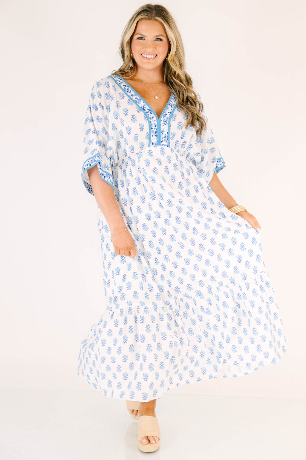 In The Salty Air Dress, Cerulean Blue