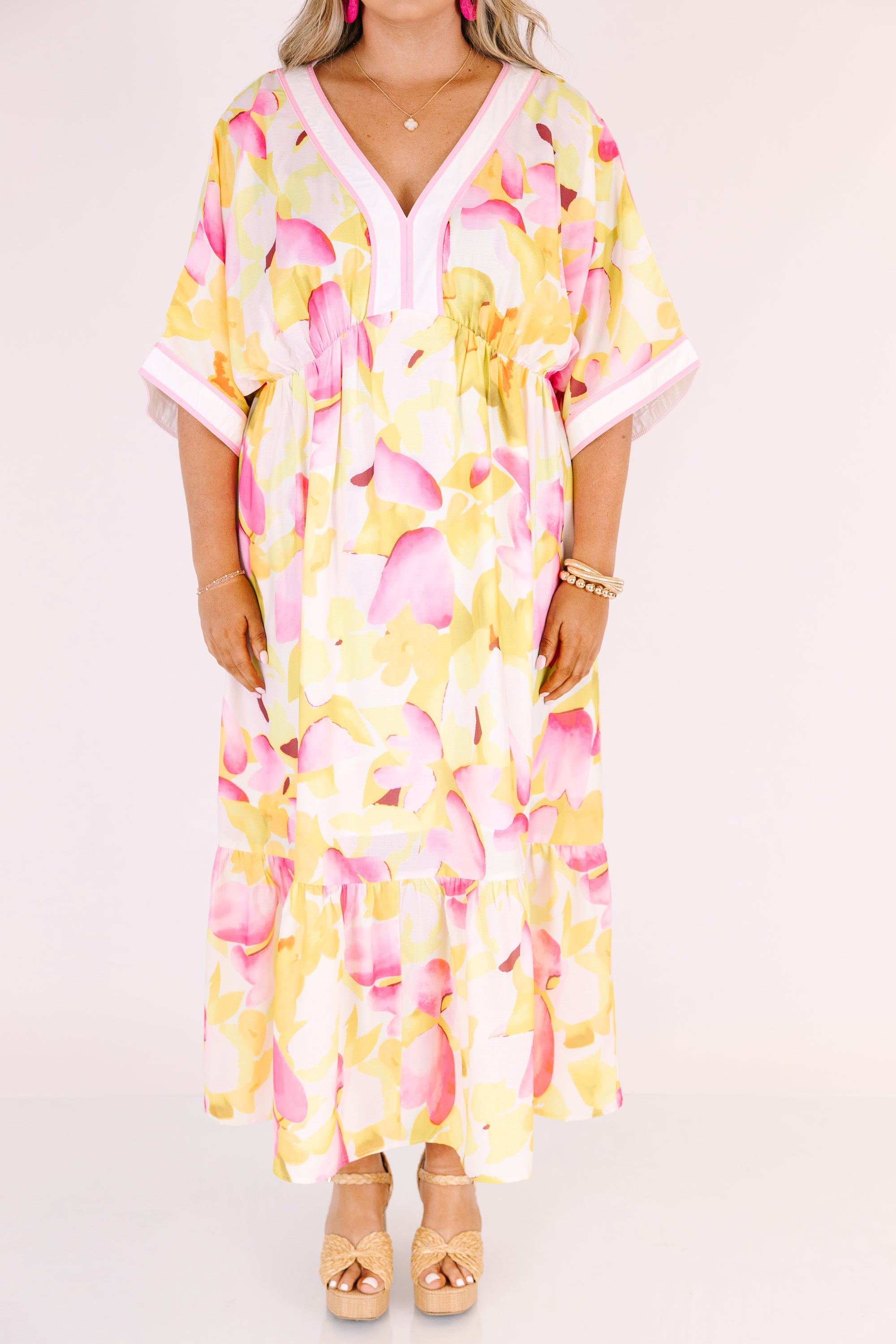 In The Salty Air Dress, Fuchsia