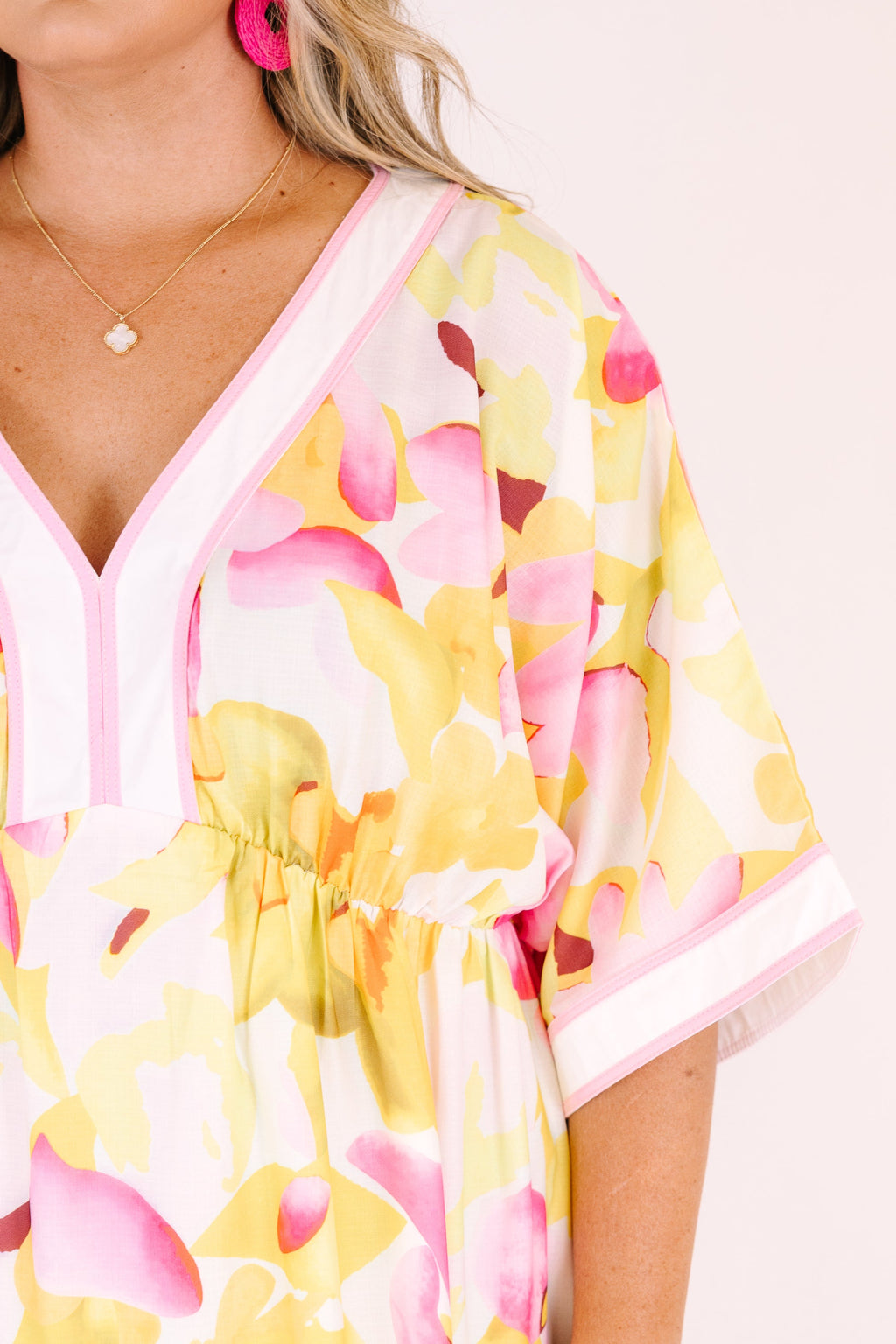 In The Salty Air Dress, Fuchsia