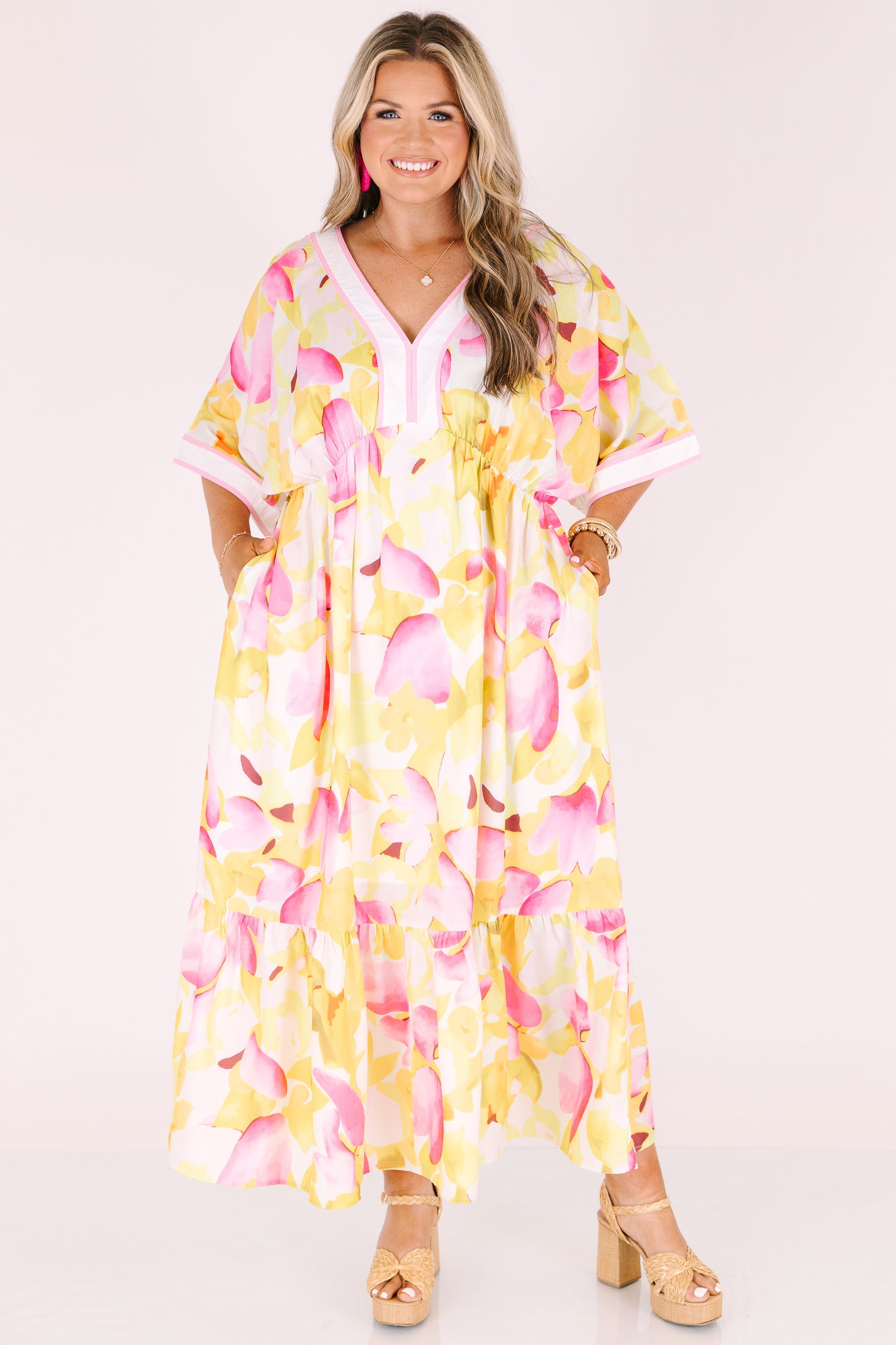 In The Salty Air Dress, Fuchsia