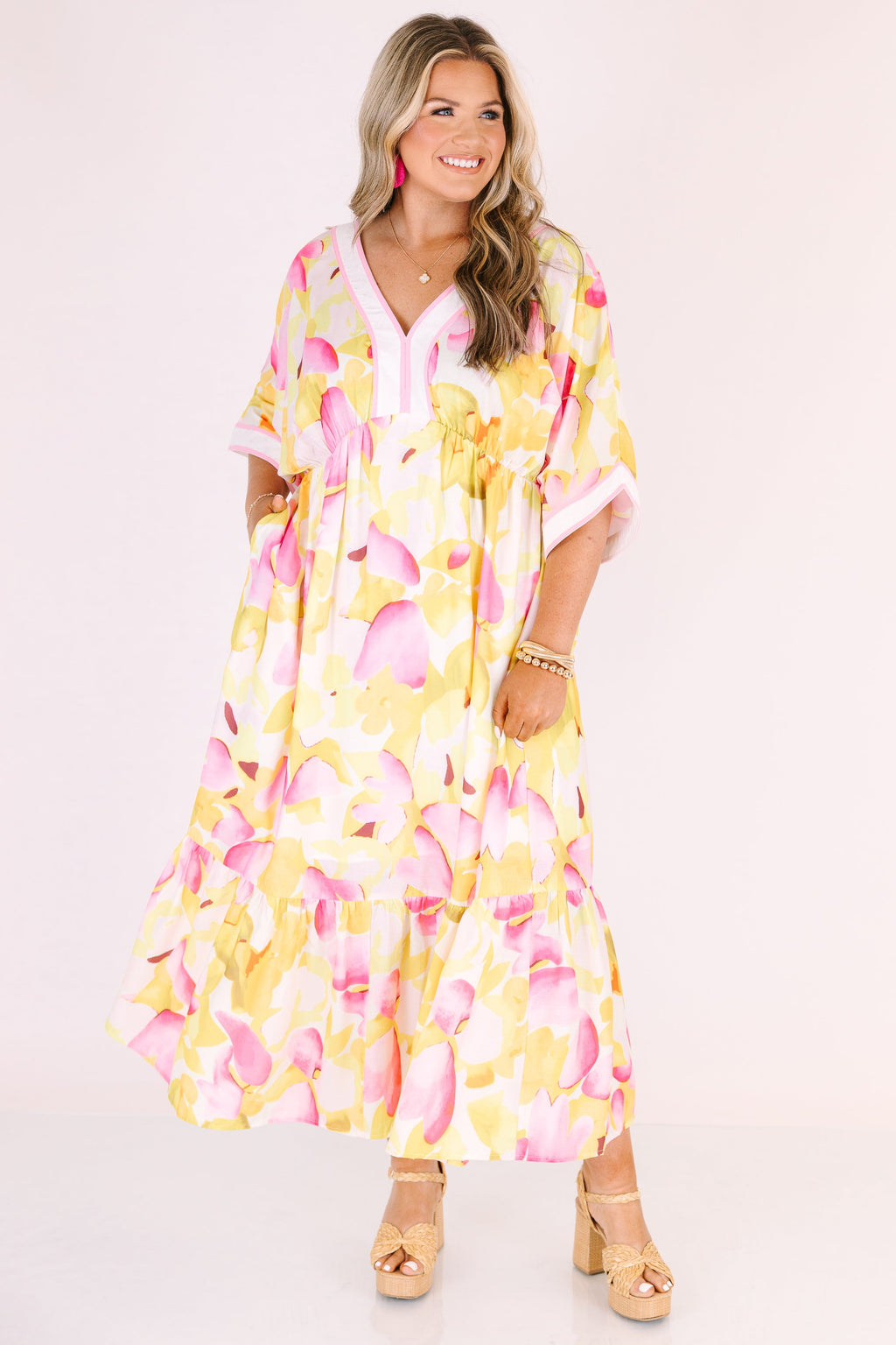 In The Salty Air Dress, Fuchsia
