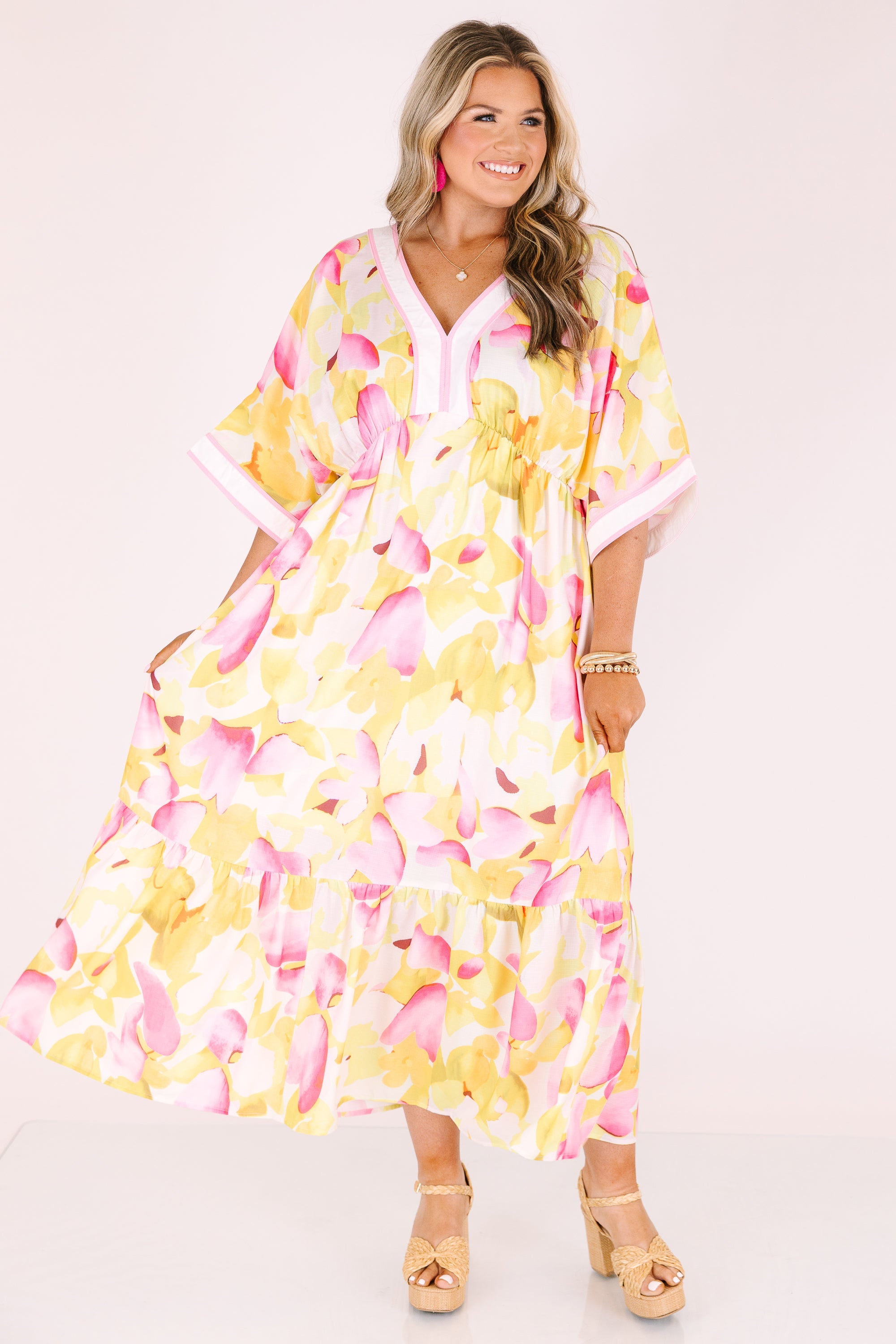 In The Salty Air Dress, Fuchsia