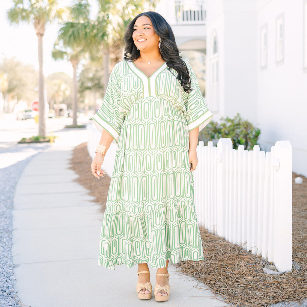 In The Salty Air Dress, Sage