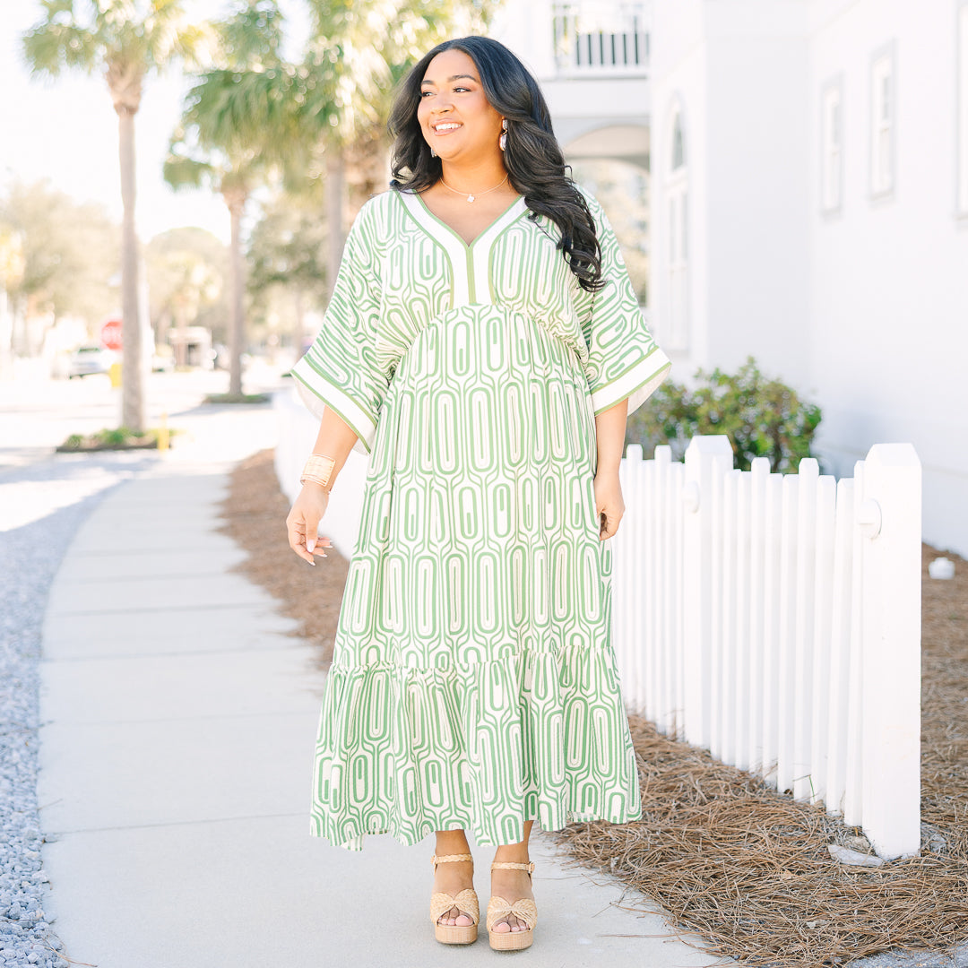 In The Salty Air Dress, Sage