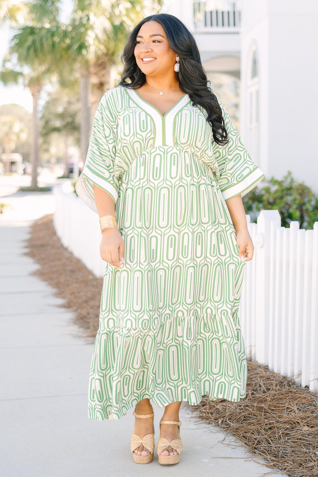 In The Salty Air Dress, Sage