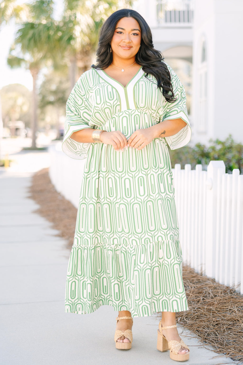 In The Salty Air Dress, Sage