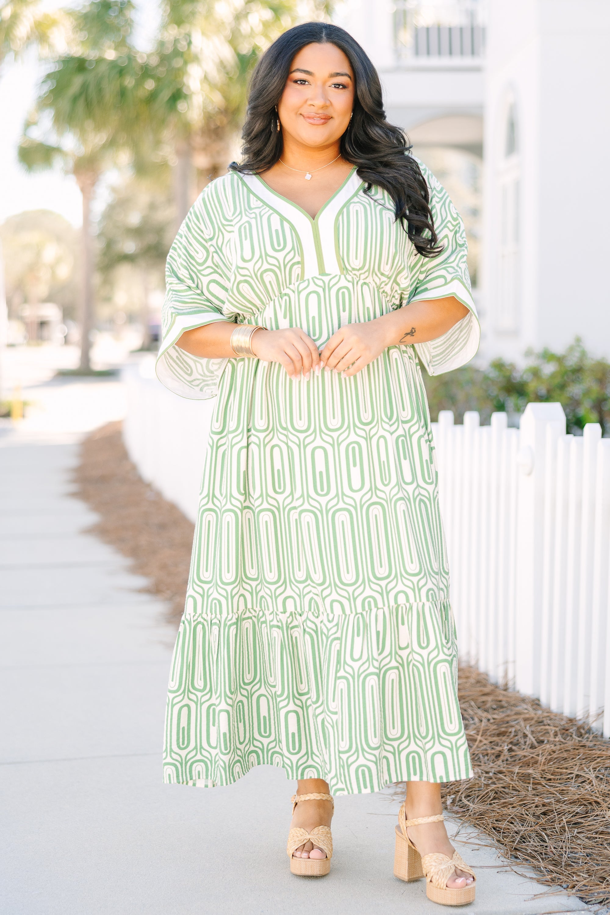 In The Salty Air Dress, Sage