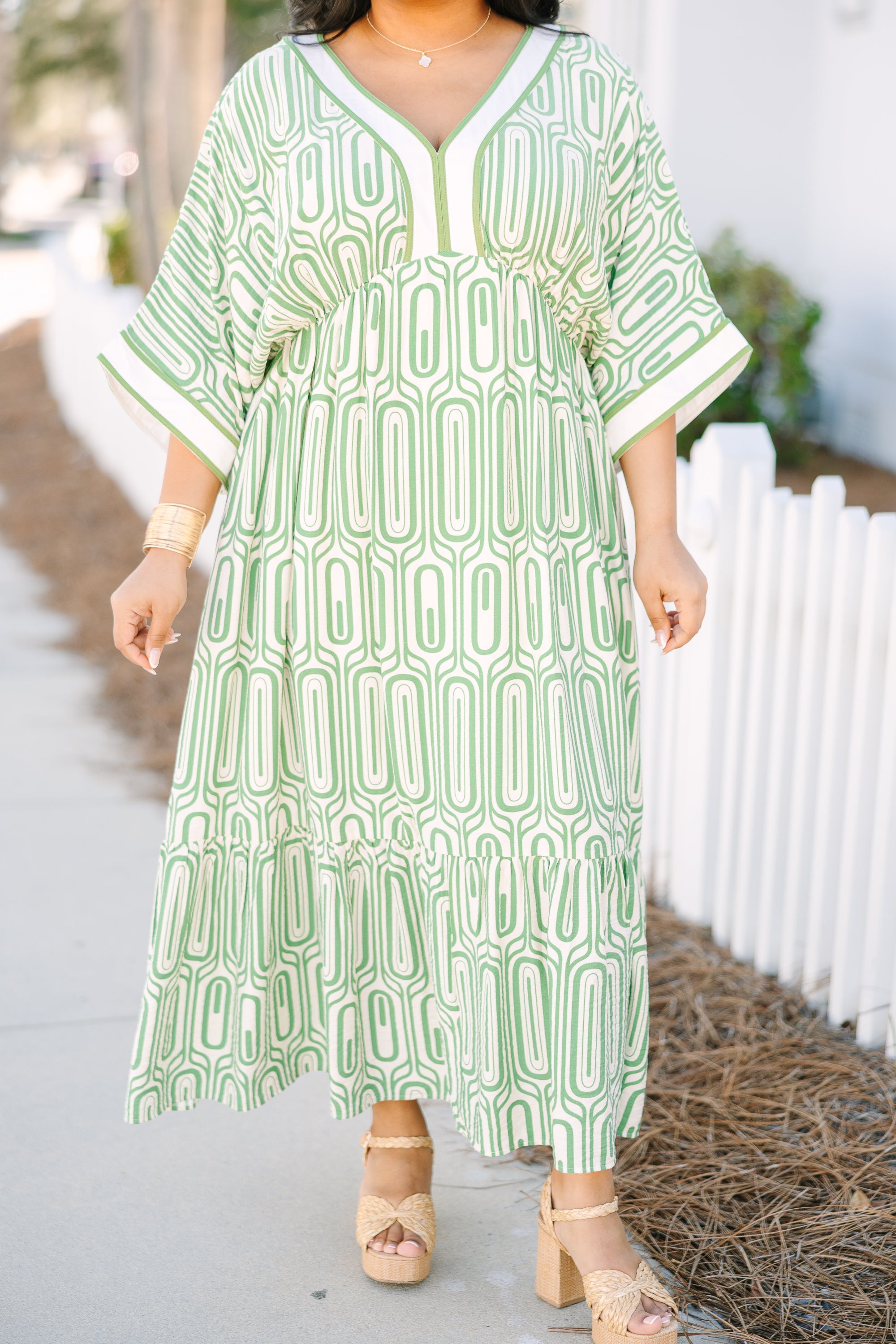 In The Salty Air Dress, Sage
