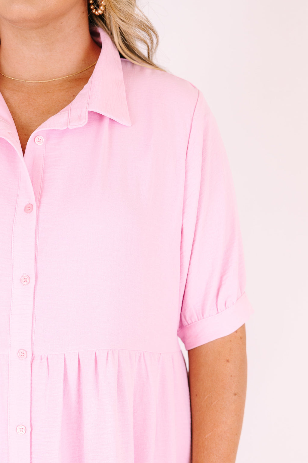 In Your Happy Place Dress, Baby Pink