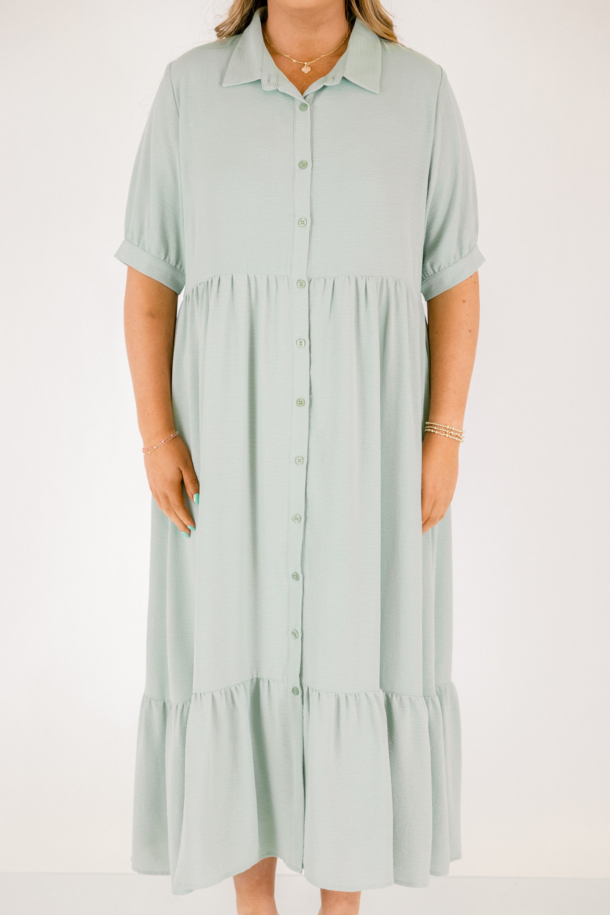 In Your Happy Place Dress, Mint
