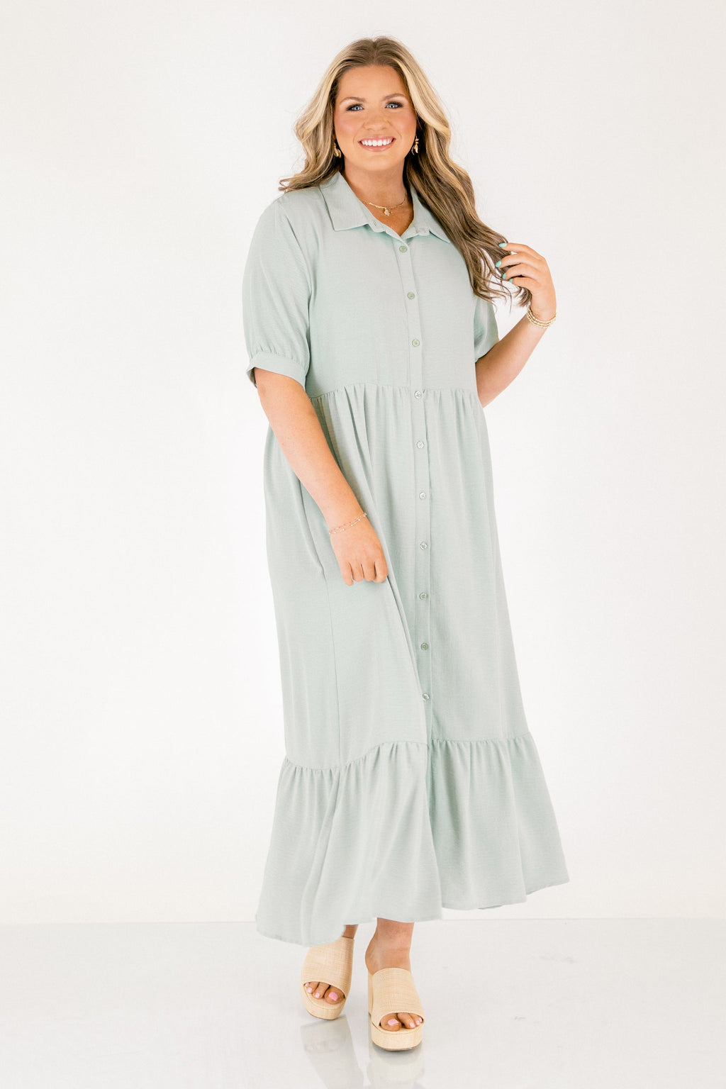 In Your Happy Place Dress, Mint