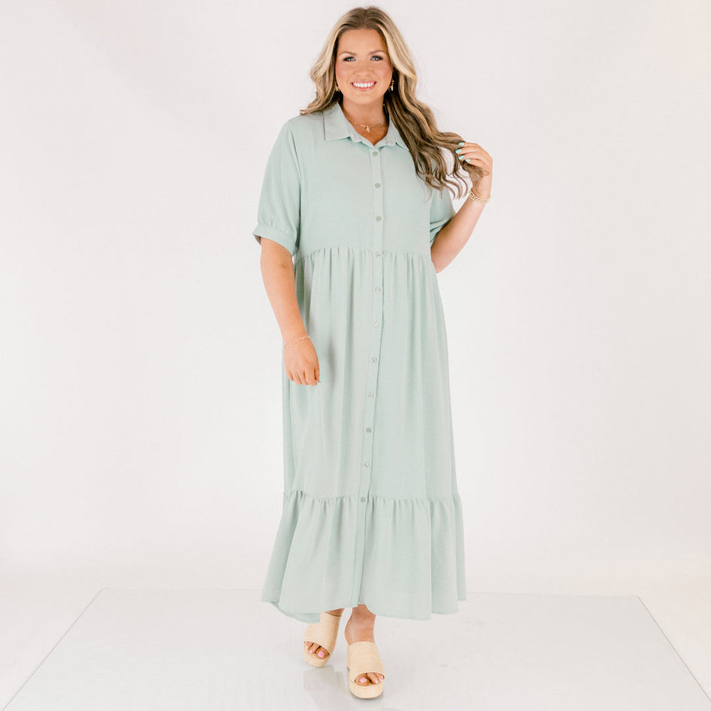 In Your Happy Place Dress, Mint