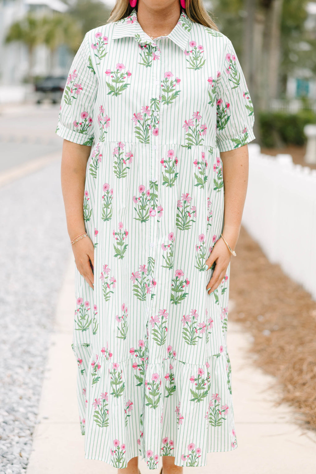 In Your Happy Place Dress, Mint Floral