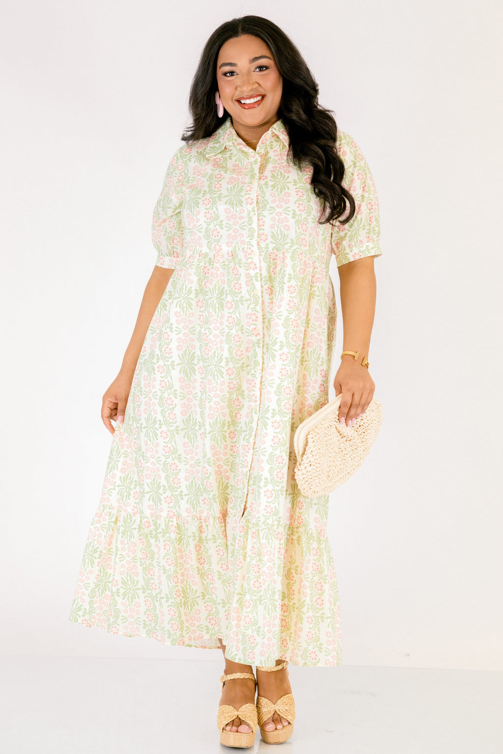 In Your Happy Place Dress, Pink Floral