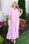 In Your Happy Place Dress, Baby Pink