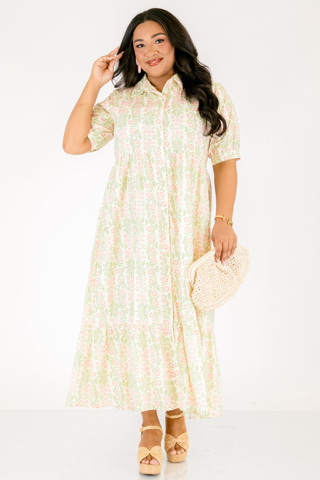 In Your Happy Place Dress, Pink Floral