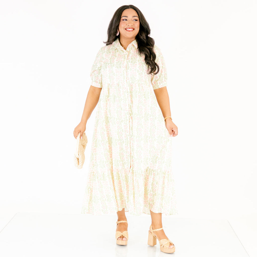 In Your Happy Place Dress, Pink Floral