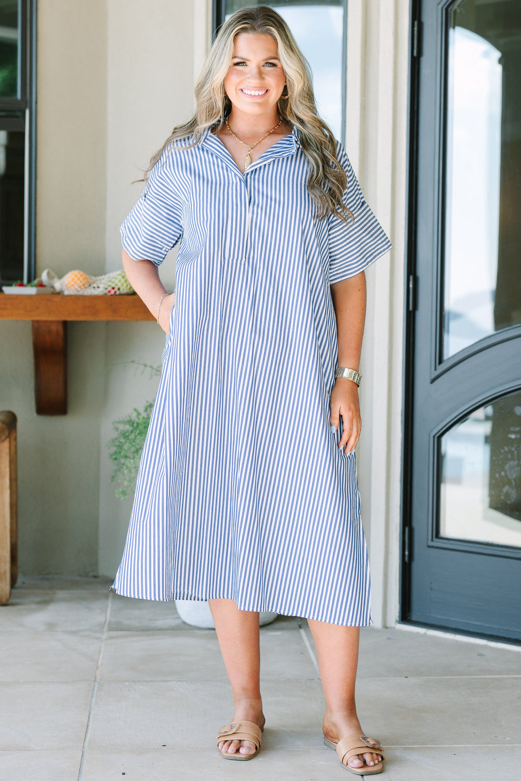 It's A Good Thing Dress, Blue