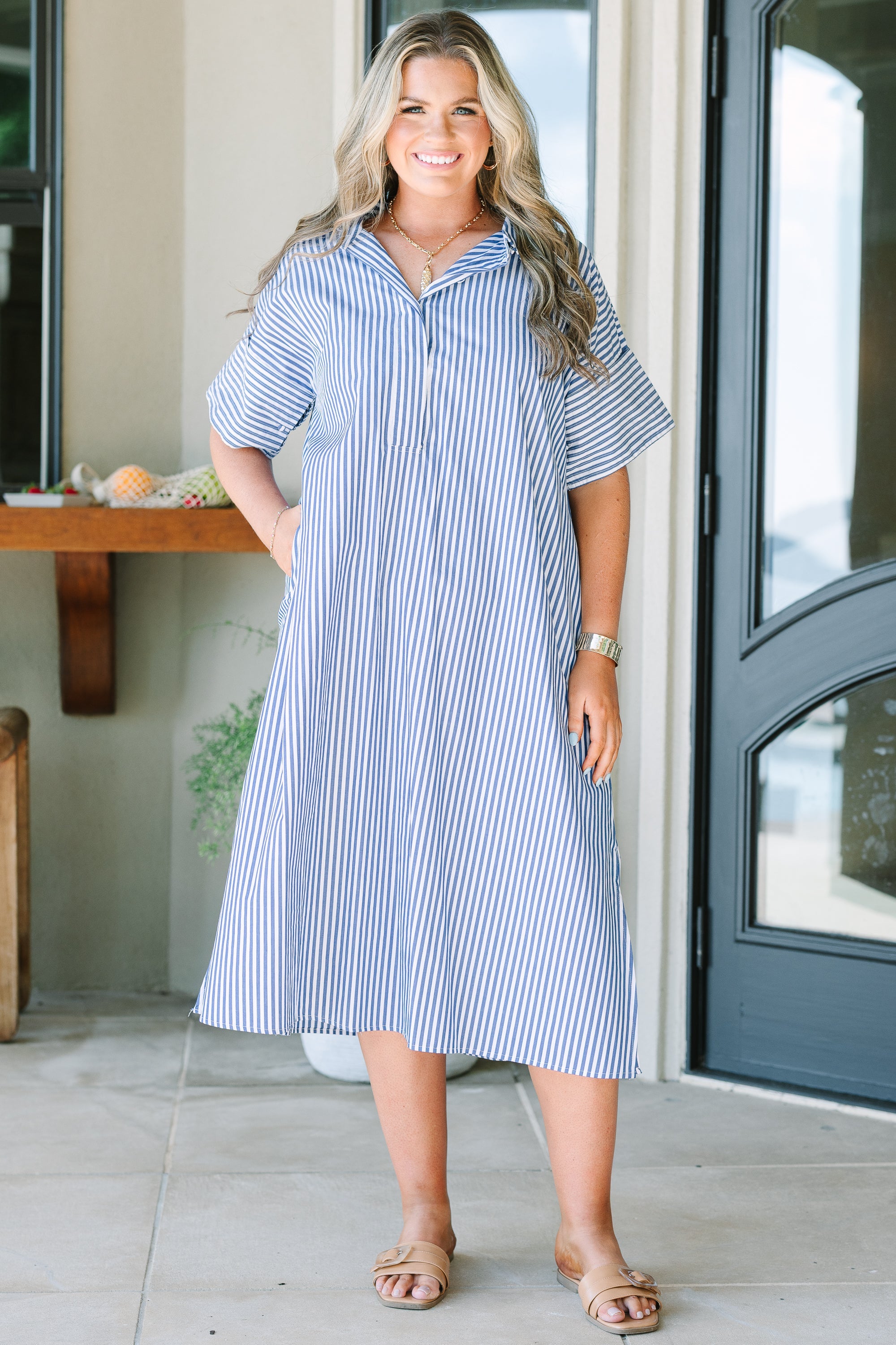 It's A Good Thing Dress, Blue
