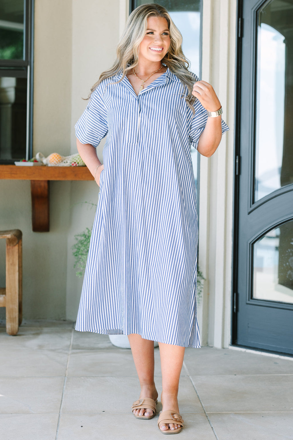 It's A Good Thing Dress, Blue