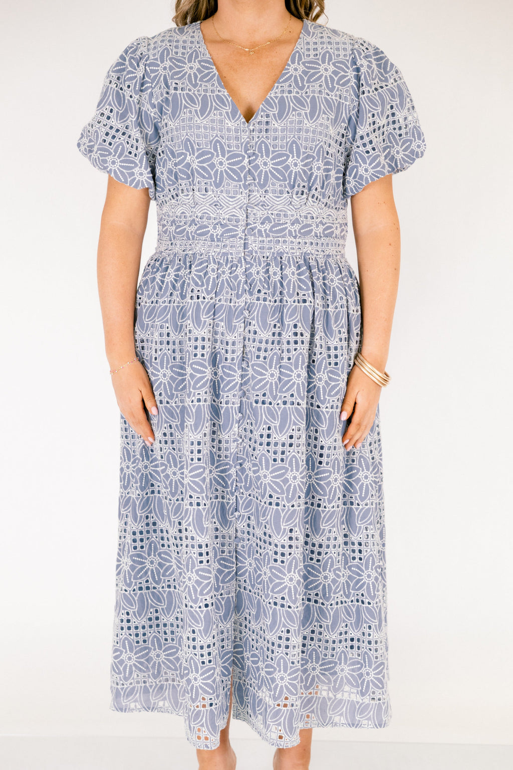 It's A New Day Dress, Ice Blue