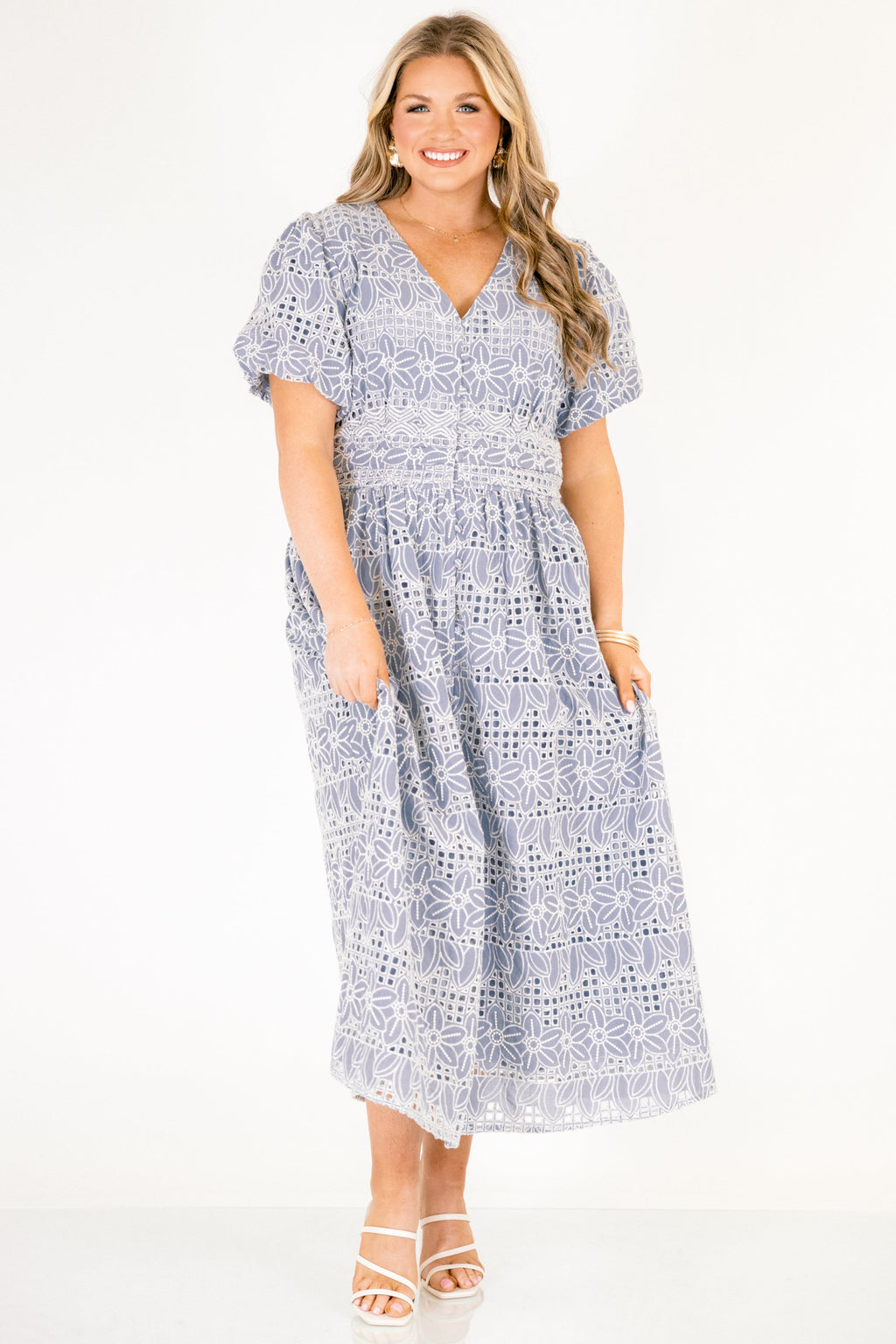 It's A New Day Dress, Ice Blue